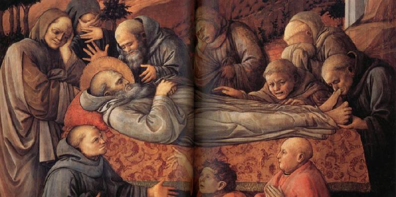 Fra Filippo Lippi Details of The Death of St Jerome. Sweden oil painting art